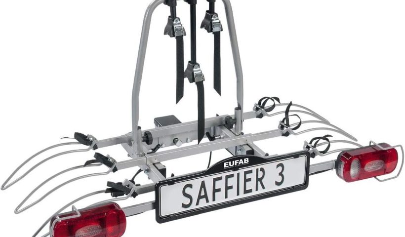 Test du porte-vélos Eufab Saffier : transportez facilement 3 vélos