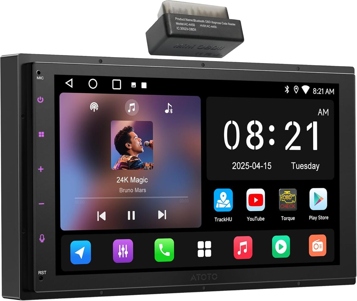 Test du puissant autoradio ATOTOEXCEL A5LG2B7T-S04 : carplay sans fil et écran tactile