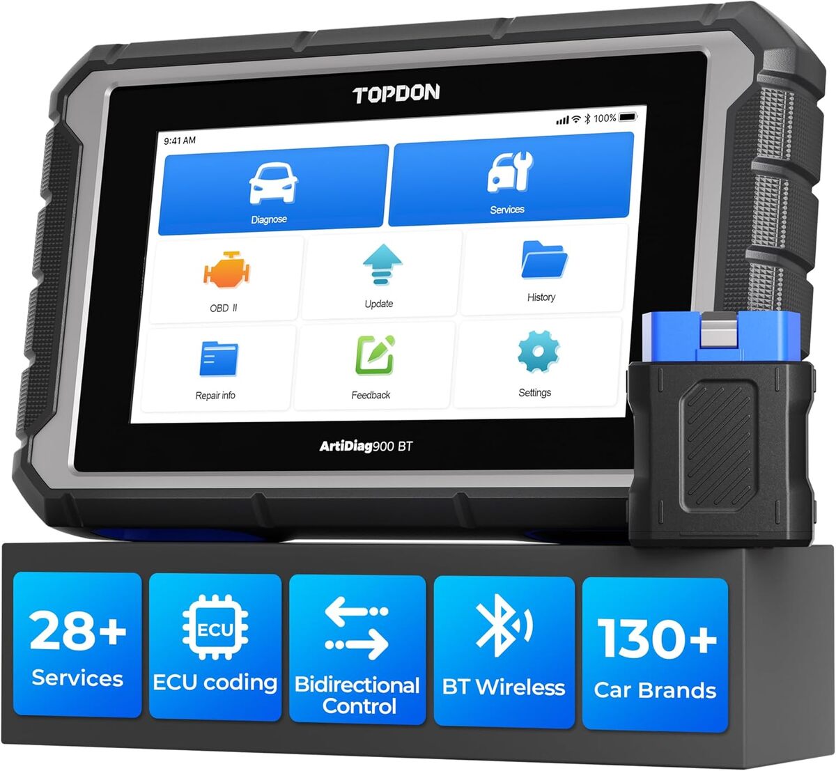Test du scanner de diagnostic Topdon AD900BT : outil performant et complet