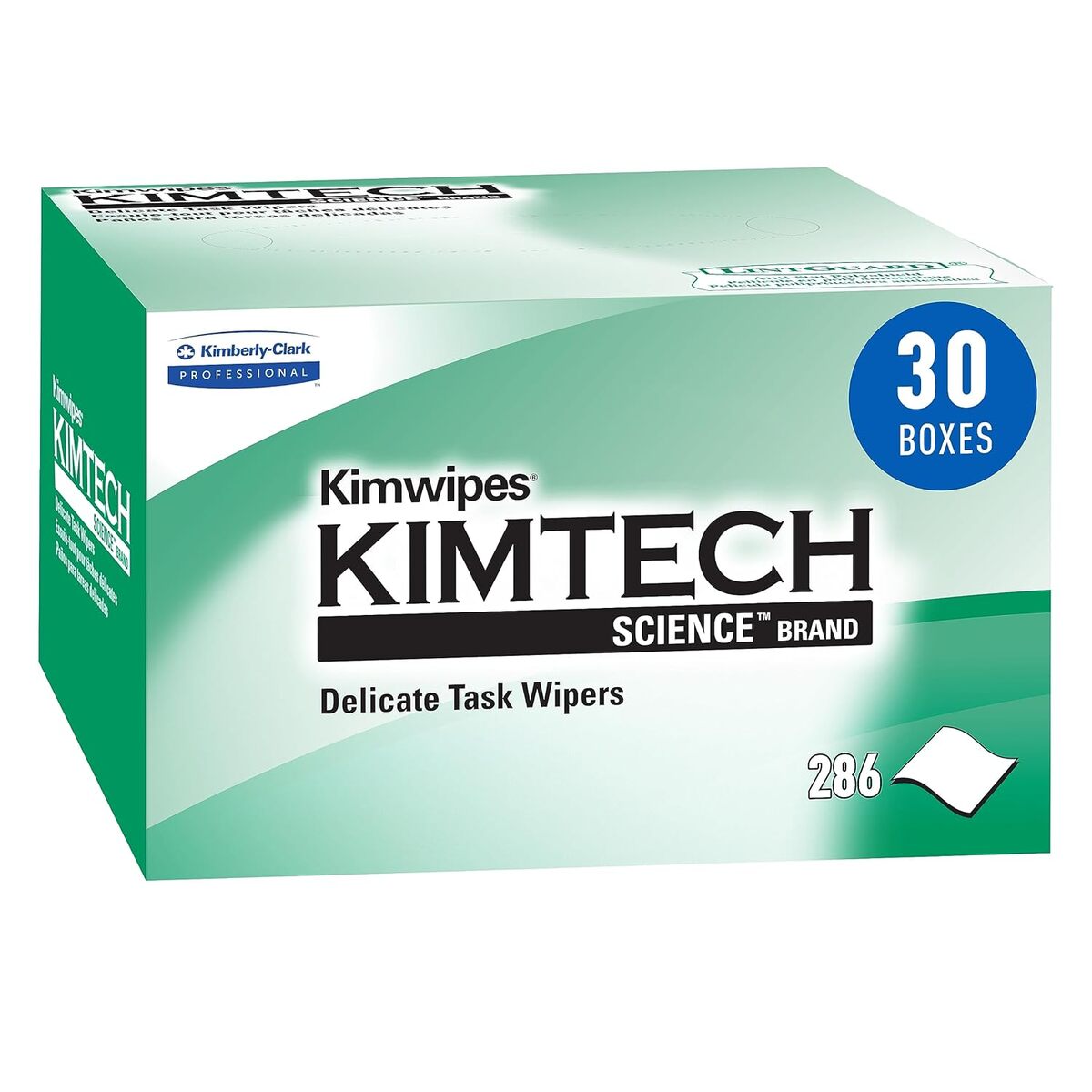 Test : essuie-glace Kimwipes Kimtech Science 34120, efficacité en 1 épaisseur