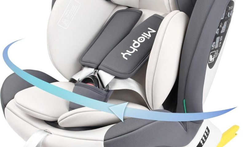 Test : miophy I-Size siège auto Isofix 360° pivotant