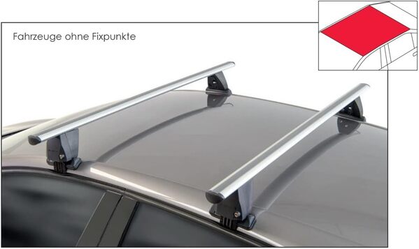 Porte-skis YELO 6 paires de skis + barres de toit VDP Delta compatibles avec BMW X3 (F25) (5 portes) 2010-2017