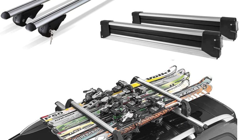 Test : barres de toit Fiat Panda II avec porte-skis coulissant