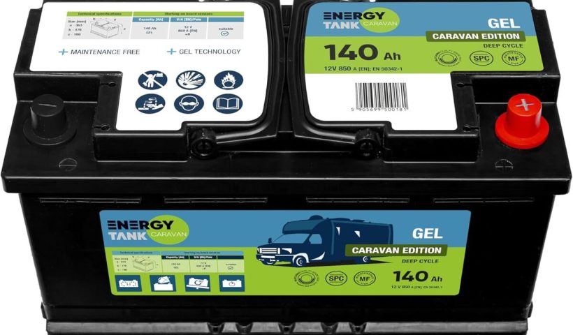 Test : batterie gel 12 V 140 Ah pour camping et caravane