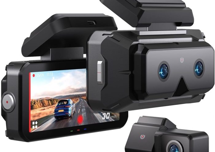 Test de la caméra voiture AKY-Eyes 3 canaux 2K avec écran tactile et GPS intégré