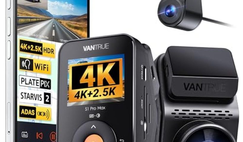 Test de la dashcam VANTRUE S1 Pro Max 4K+2.5K