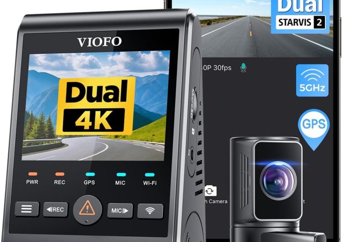 Test de la VIOFO A229 : dashcam 4K double capteur