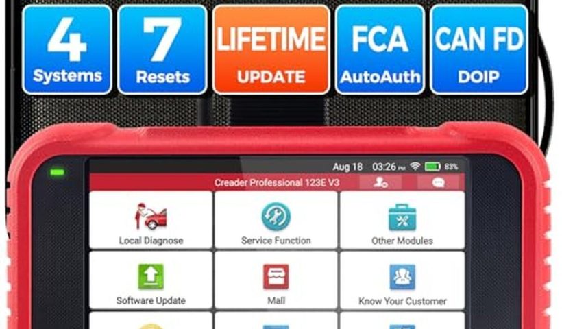 Test du scanner Launch CRP123E : valise de diagnostic auto