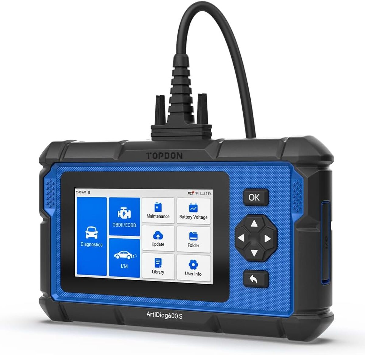 Test du scanner OBD2 Topdon AD600S : outil de diagnostic auto complet