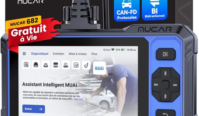 Test MUCAR 682 : valise de diagnostic auto intelligente et complète