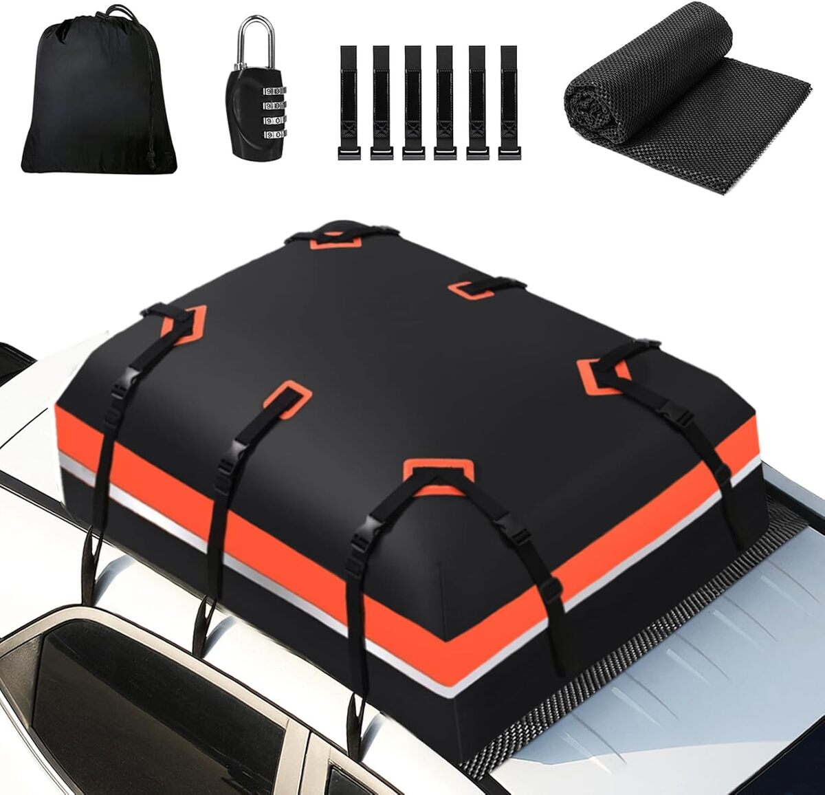 Test : sac de toit étanche JOBYNA 585L, pratique sur tous véhicules