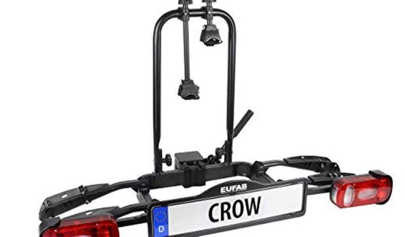 Test du porte-vélo électrique Eufab Crow 11563