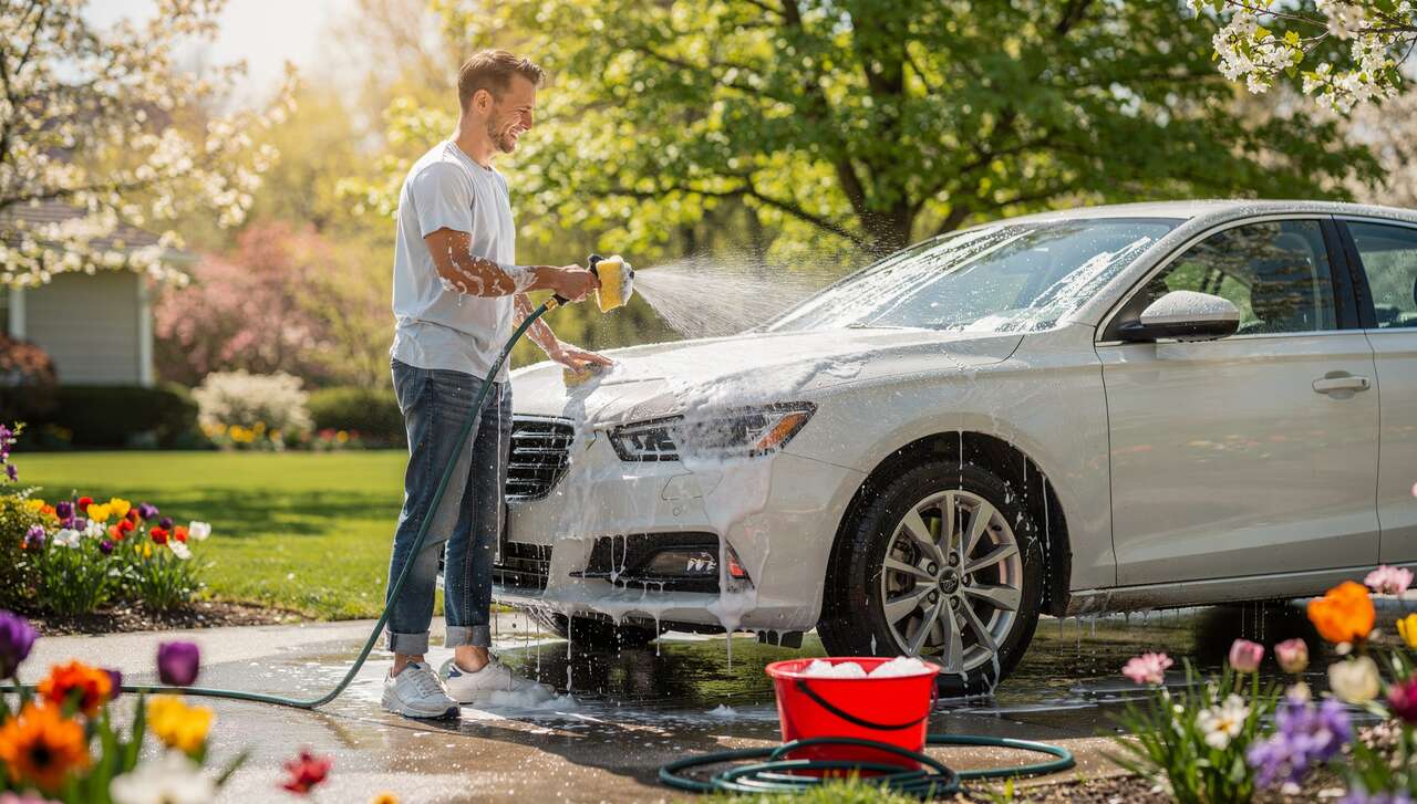 Laver sa voiture : préparez-la pour le printemps !