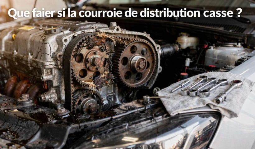 Que faire si la courroie de distribution casse ?
