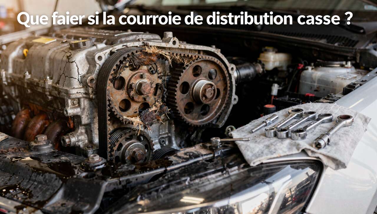 Que faire si la courroie de distribution casse ?
