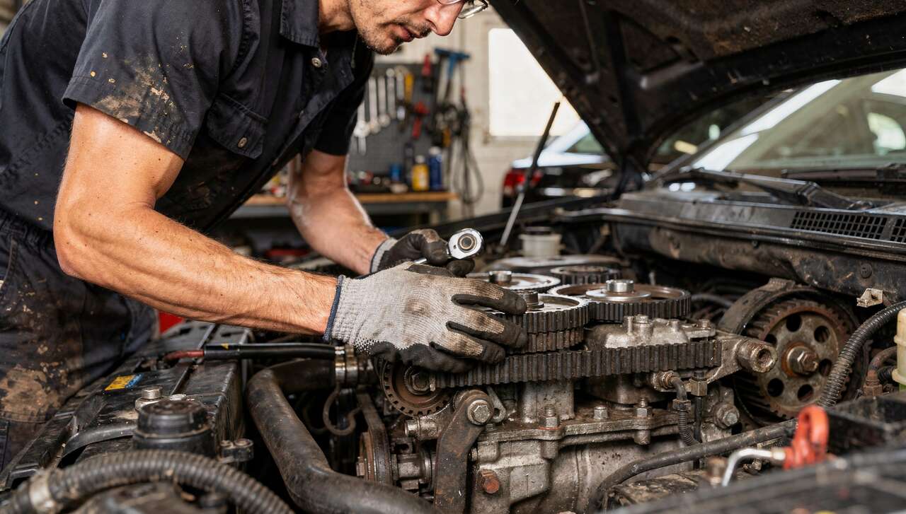 Identifier les symptômes d'une courroie de distribution cassée