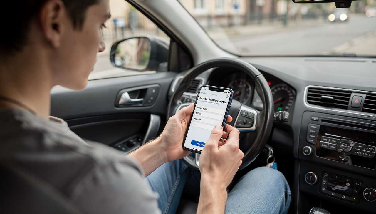 étapes pour remplir un constat amiable sur mobile