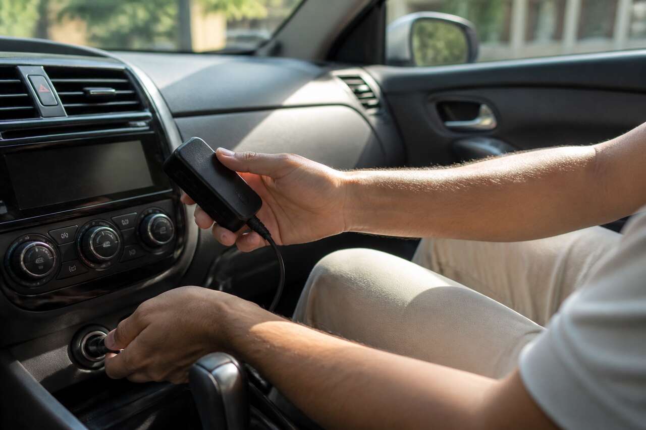Fonctionnement d'une batterie externe pour voiture