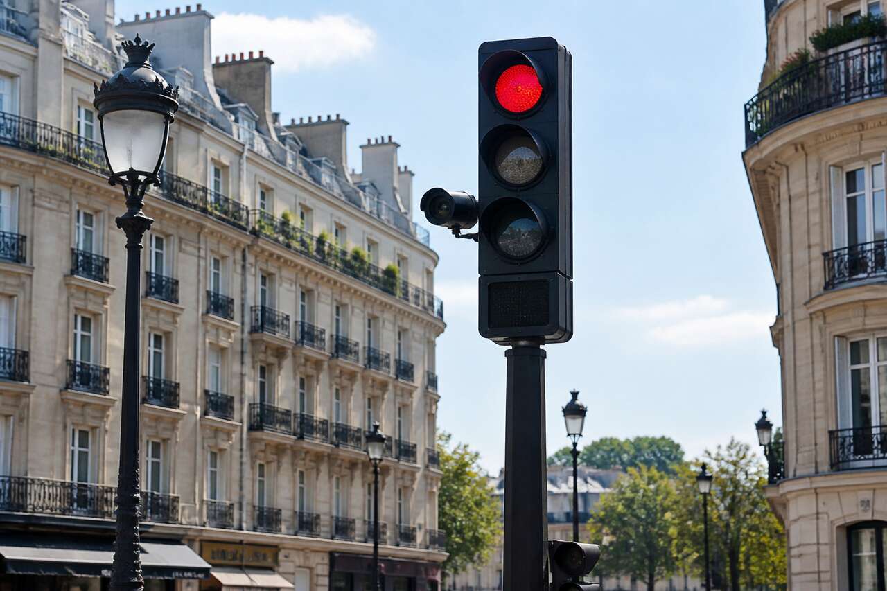 Présentation des radars de feu rouge à paris