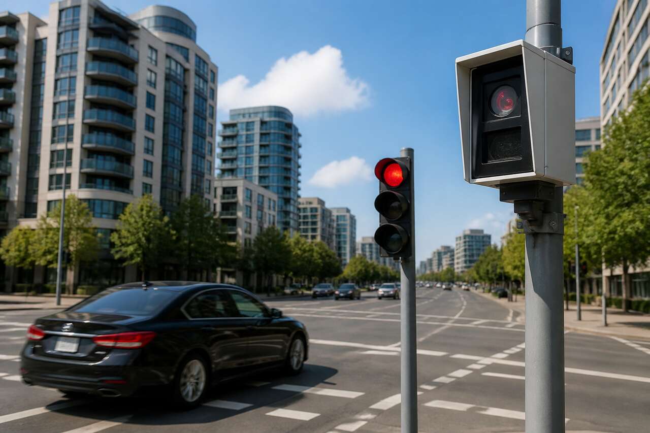 Fonctionnement des radars aux feux tricolores