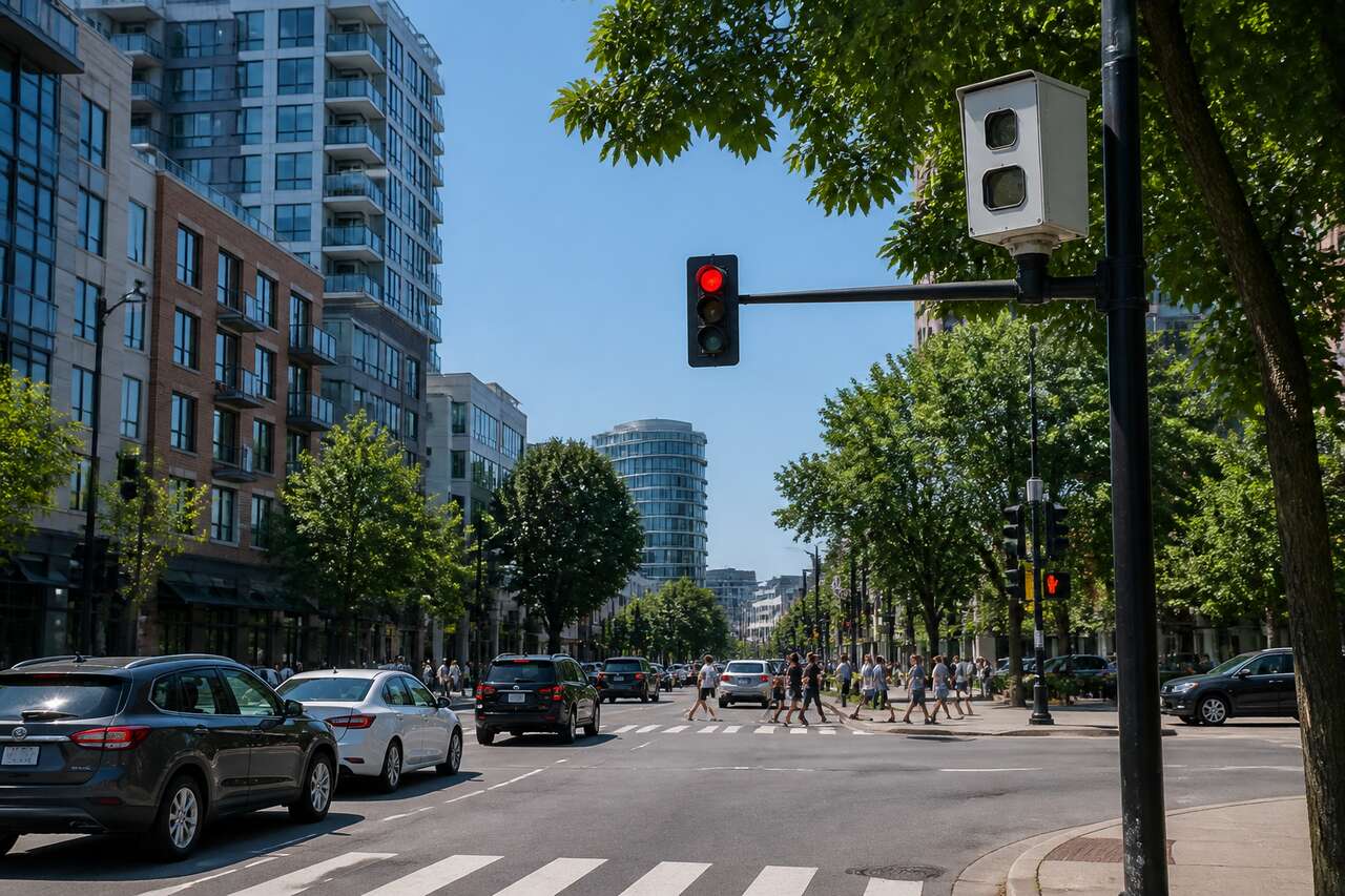 Emplacement stratégique des radars de feux rouges