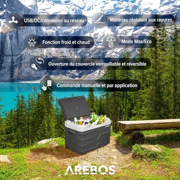 Découvrez notre test détaillé de la glacière Arebos 35 L avec compresseur : performances, avantages et verdict sur ce réfrigérateur portable intelligent. 