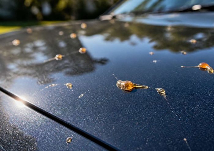 Sève sur sa voiture : comment l'enlever efficacement ?