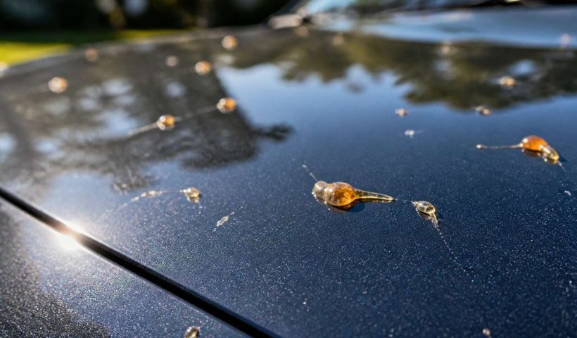 Sève sur sa voiture : comment l'enlever efficacement ?