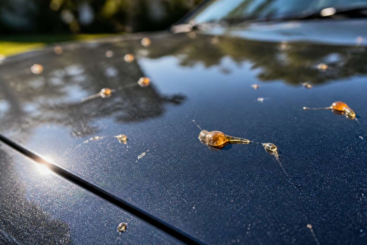 Sève sur sa voiture : comment l'enlever efficacement ?