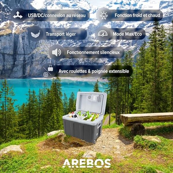 Découvrez notre test détaillé de la glacière Arebos 40 litres : performances, capacité de refroidissement, polyvalence et avis complet pour vos sorties en famille.