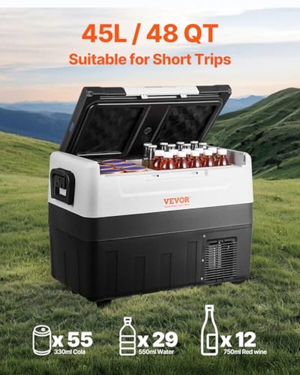 Découvrez notre analyse complète de la glacière électrique VEVOR 45 L pour camping : performances, efficacité énergétique et conseils d'utilisation.