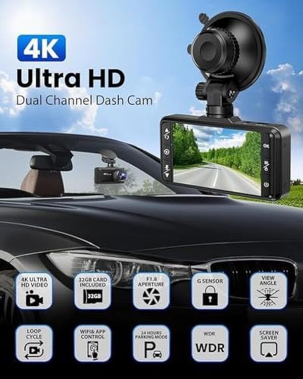 Découvrez notre test complet de la dashcam Oryzom 4K Pro : enregistrement ultra HD, vision nocturne performante et technologie de pointe pour sécuriser vos trajets. 