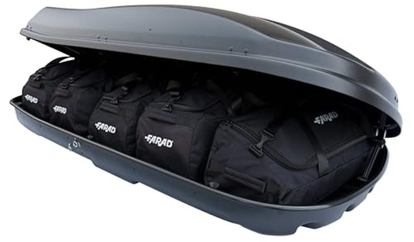Test coffre de toit Farad Marlin 680L : sécurité et grande capacité