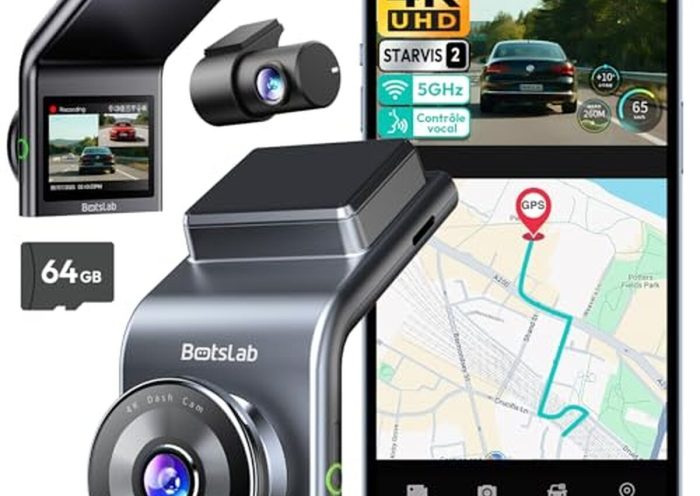 Test : dashcam 4K Botslab avec GPS et vision nocturne