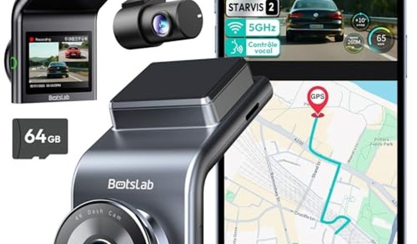Test : dashcam 4K Botslab avec GPS et vision nocturne