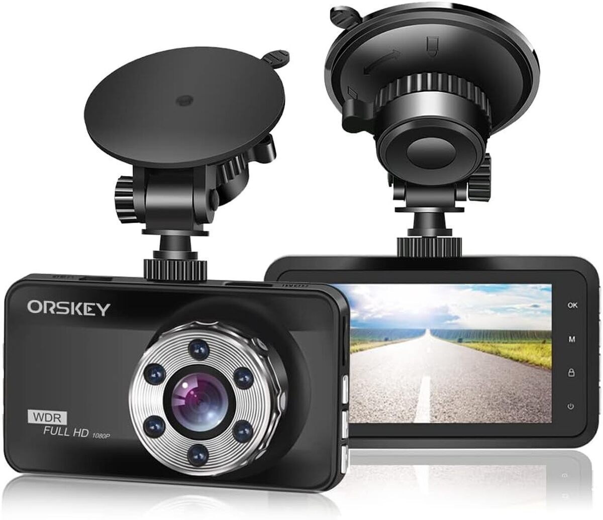 Test de la dashcam ORSKEY 1080P : sécurité et clarté routière