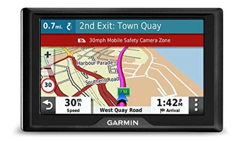 Test du Garmin Drive 52 : gPS performant avec mises à jour UK et alertes de conduite