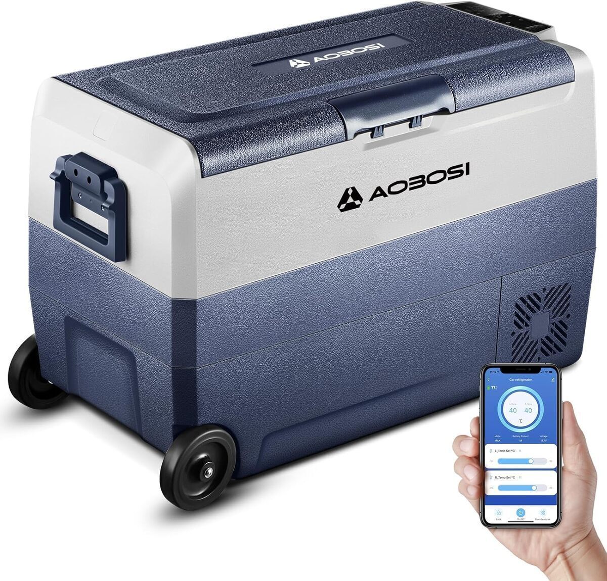Test : glacière électrique AAOBOSI 50l pour camping
