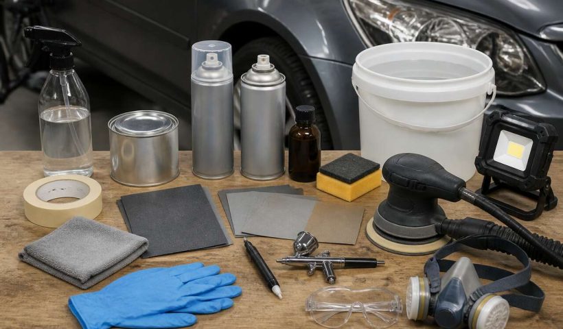 Repeindre les éclats de peinture sur sa voiture : guide pratique