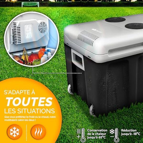 Consultez notre test détaillé de la glacière électrique Tillvex 40L : performances, polyvalence et mobilité pour choisir la meilleure glacière portable. 