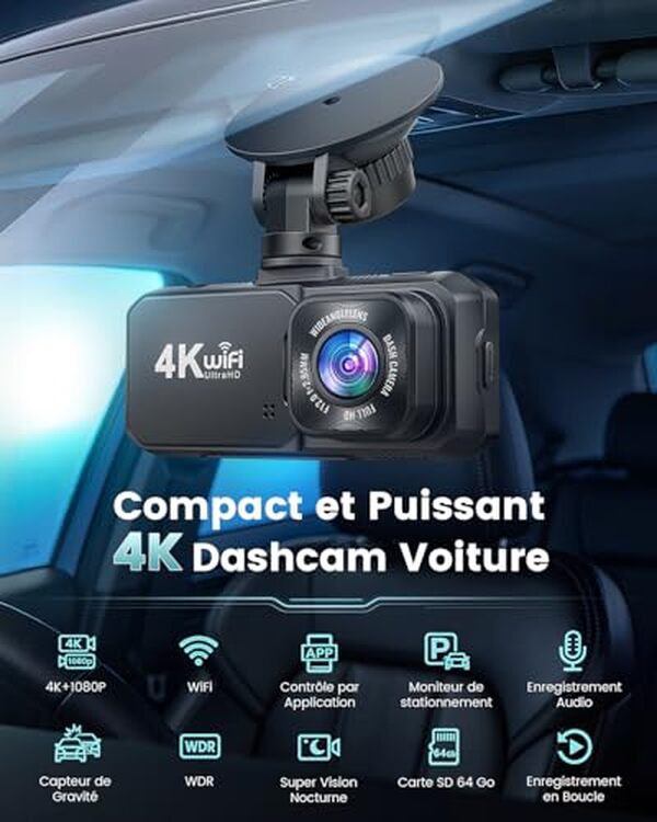 Découvrez notre avis complet sur la dashcam Rmana 4K : performances en vision nocturne, qualité vidéo 4K et fiabilité en conditions réelles de conduite.