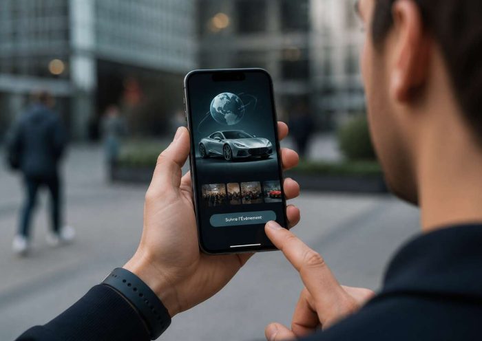 Mondial Auto : application iPhone pour Suivre l'Événement
