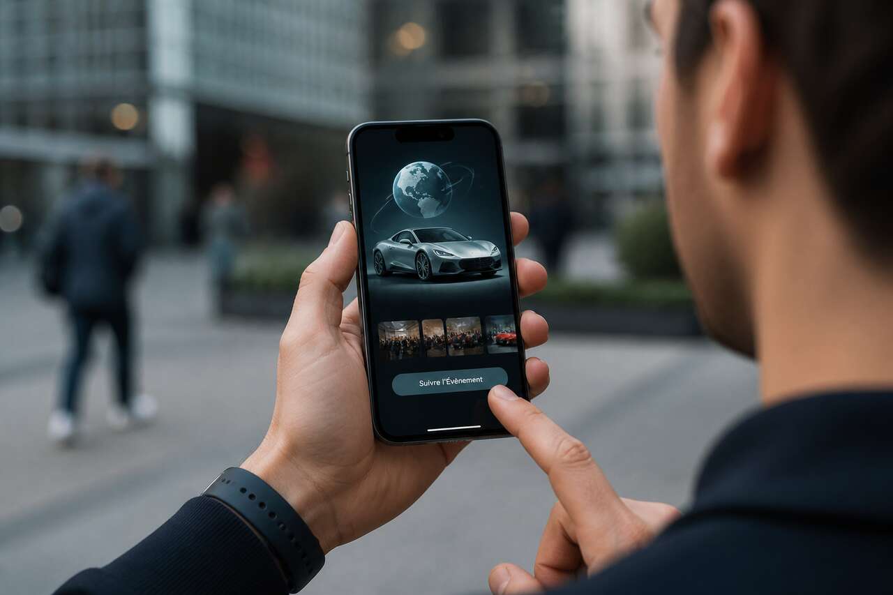 Mondial Auto : application iPhone pour Suivre l'Événement