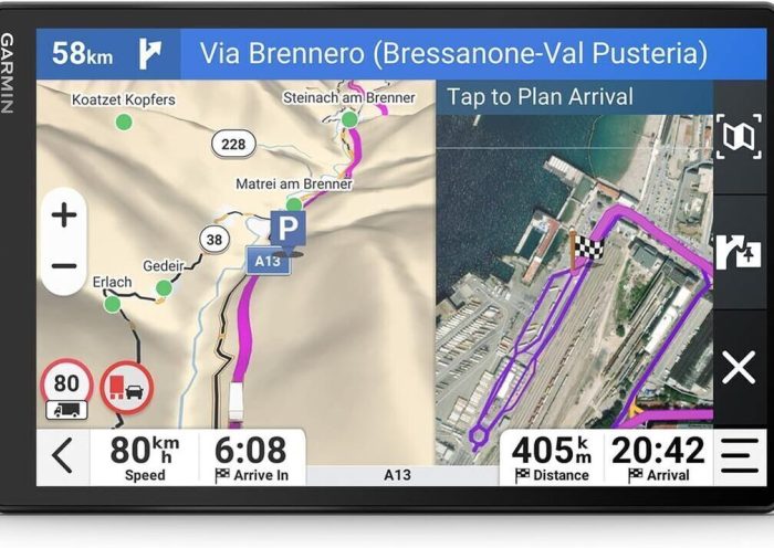 Test du Garmin dēzl LGV720 : le GPS idéal pour poids lourds