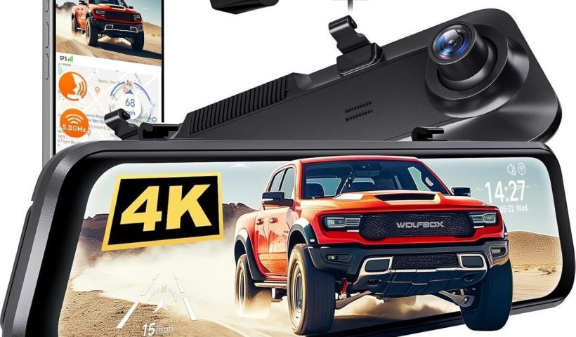 Test du rétroviseur intelligent Wolfbox G850 Pro 4K