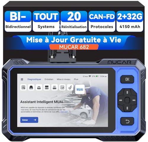 Test MUCAR 682 : valise de diagnostic auto intelligente et complète