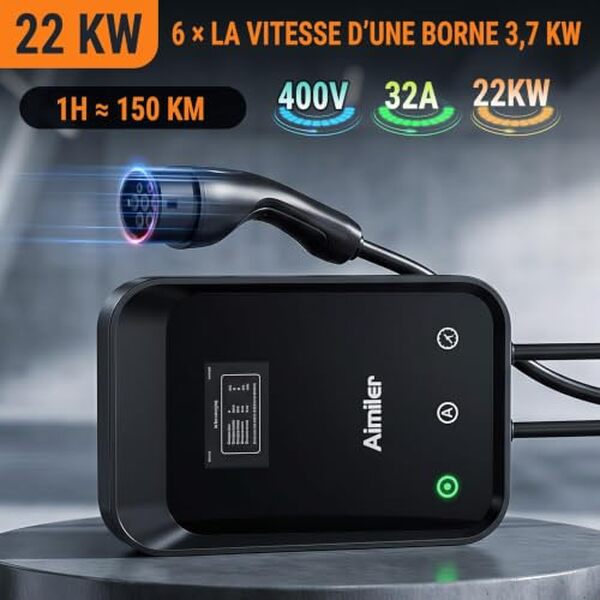 Découvrez notre test complet de la borne Aimiler 22kW : analyse détaillée de ses performances, connectivité et fonctionnalités pour recharger votre véhicule électrique.