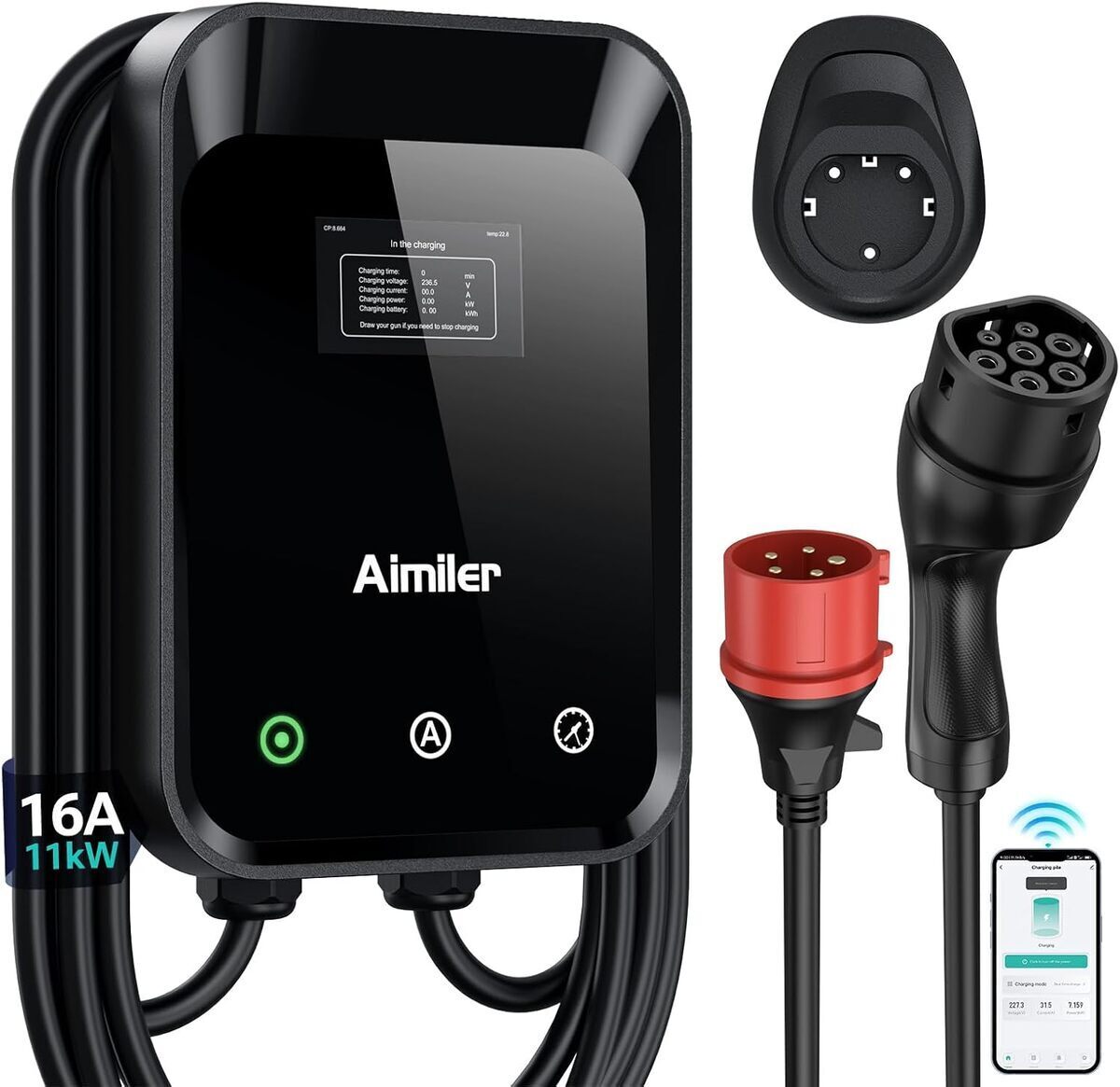 Test : aIMILER borne de recharge 11kW triphasée avec app