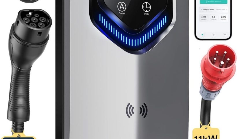 Test de la borne de recharge 11kW avec app et câble de 8m