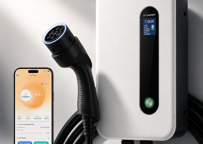 Test de la borne de recharge 7 kW avec app contrôle